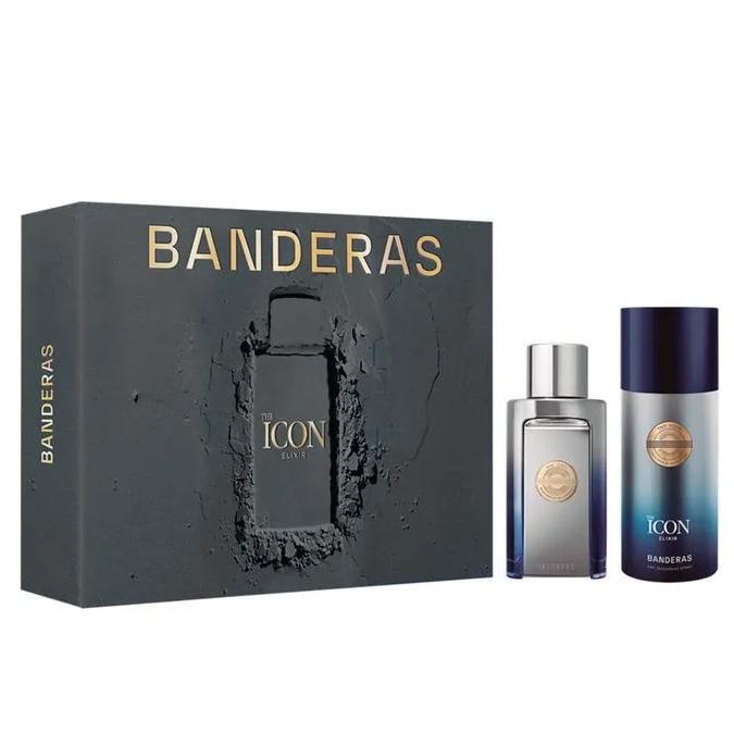 BANDERAS COFRE THE ICON ELIXIR EDP X 100 ML.
